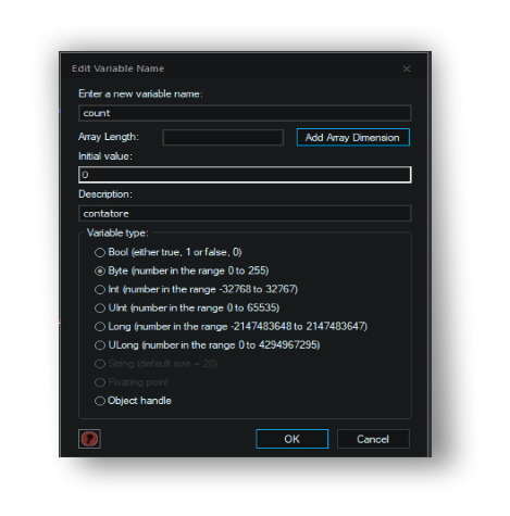 contatore singolo display variabile