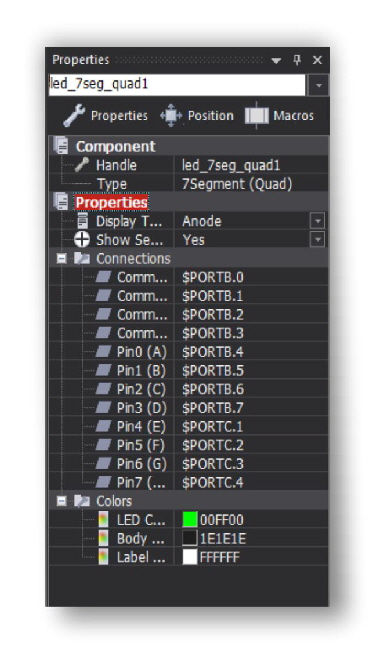 contatore esadecimale proprietà display quad contatore esadecimale proprietà display quad
