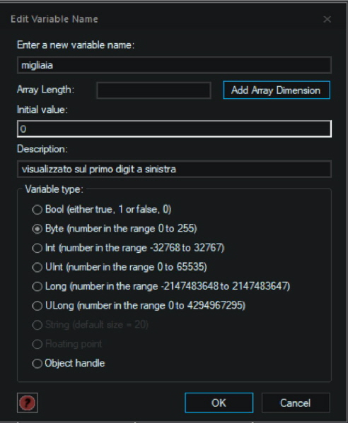 contatore numerico quad var migliaia