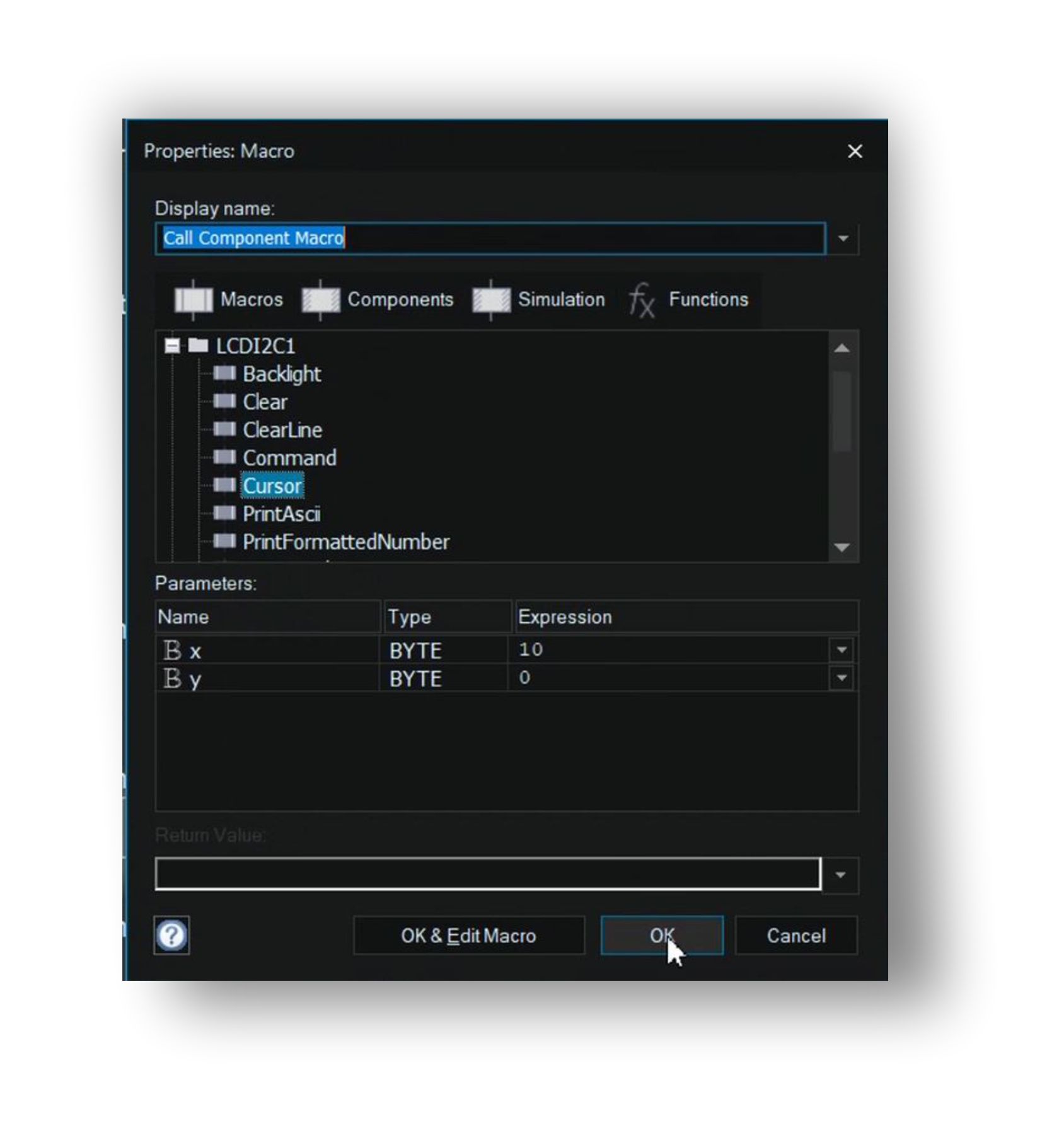 Analogico stringa print ADC 2