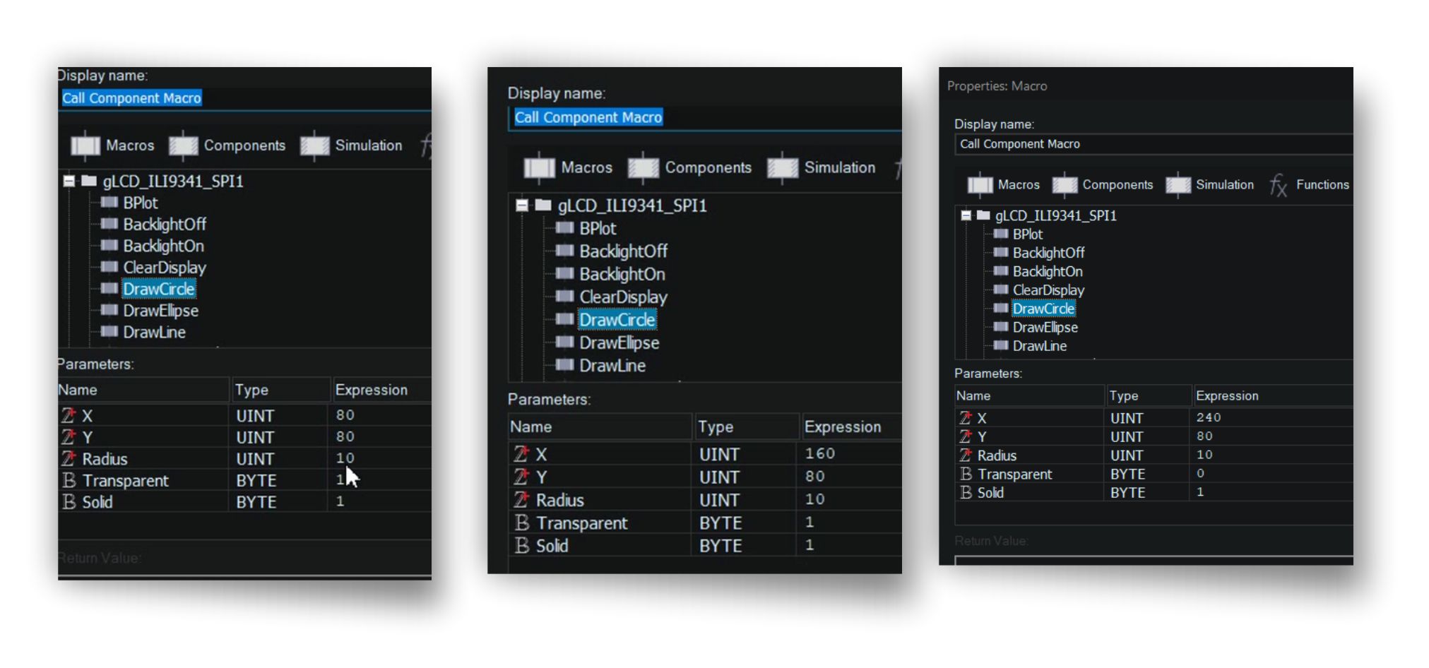 encoder drawcircle