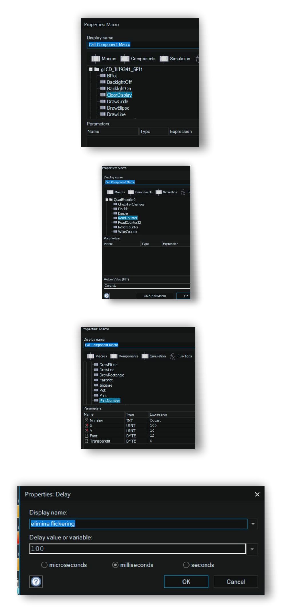 encoder glcd ciclo no push 2