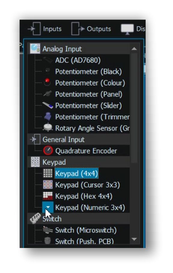keypad input
