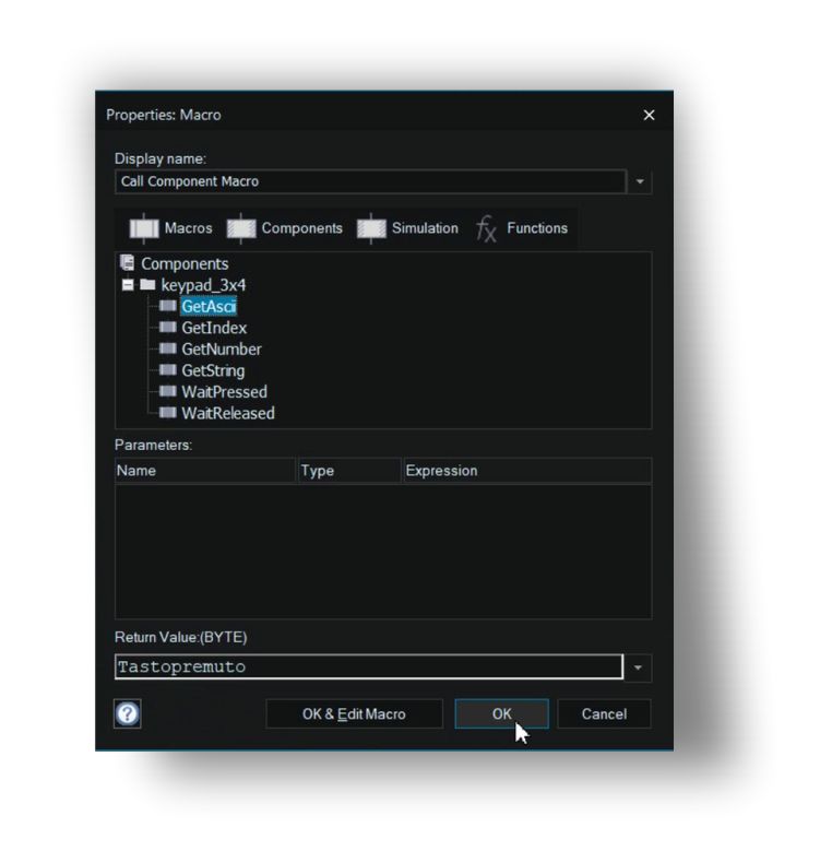 keypad properties