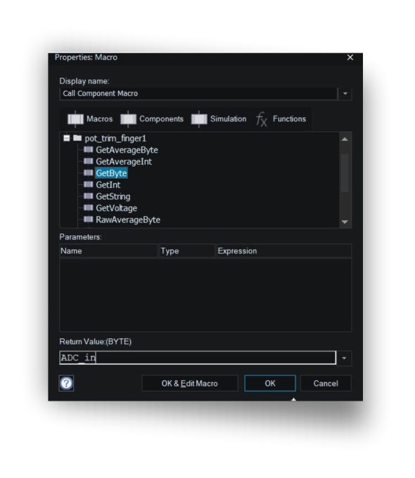 PWM fader getbyte