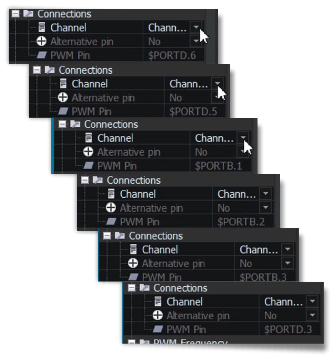 PWM getbyte channel