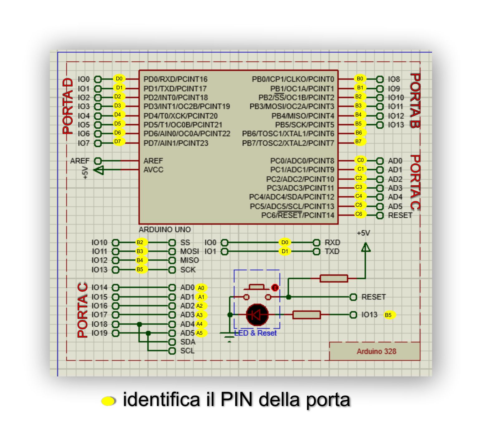 proteus Pin Arduino