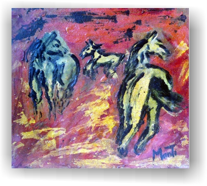 al galoppo 30x30