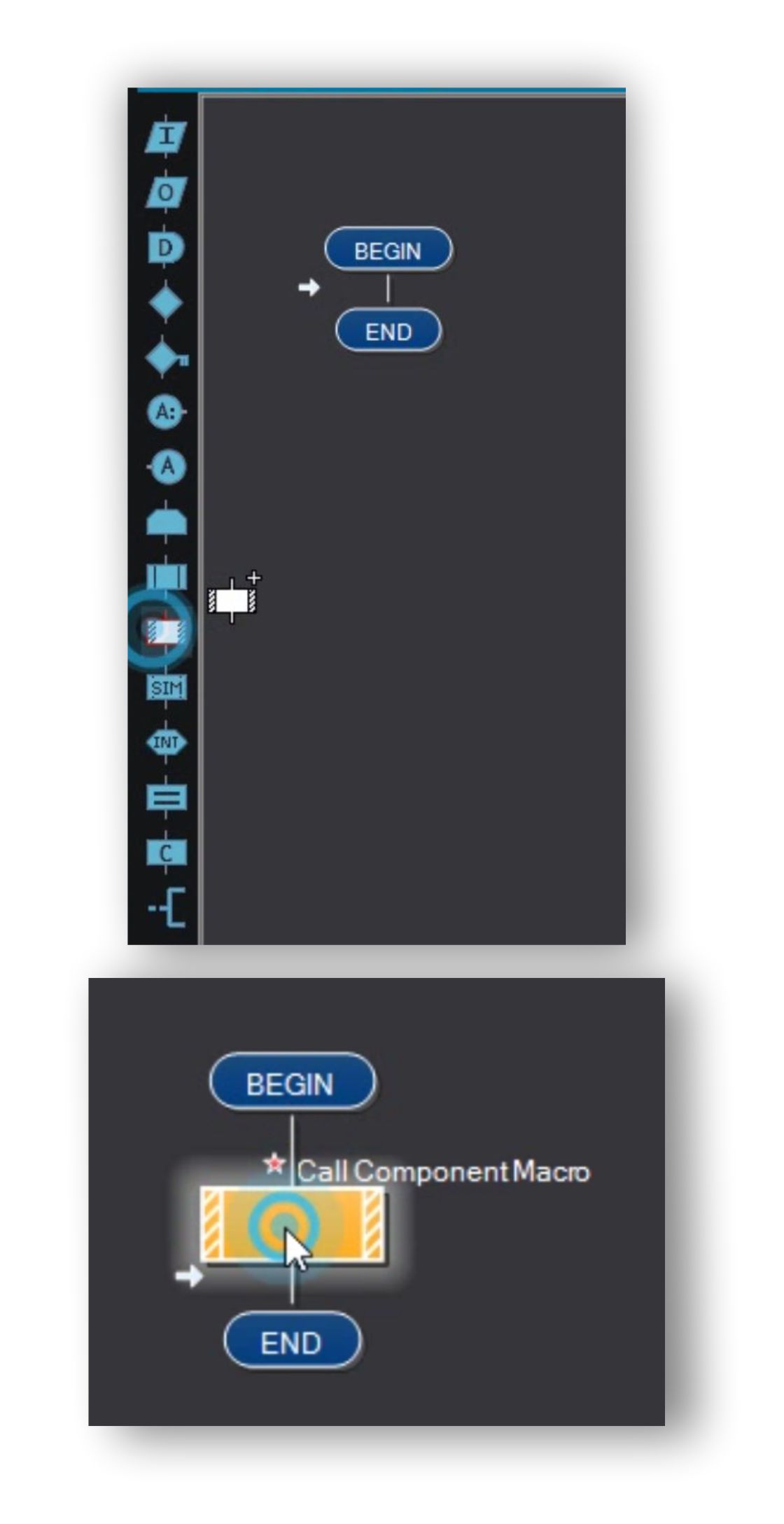 base LCD MACRO COMPONENT