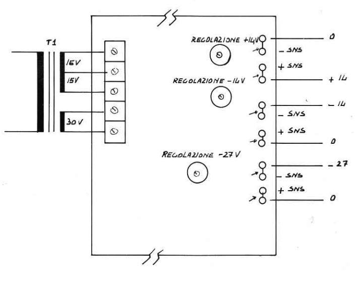 collegamento alimentatore