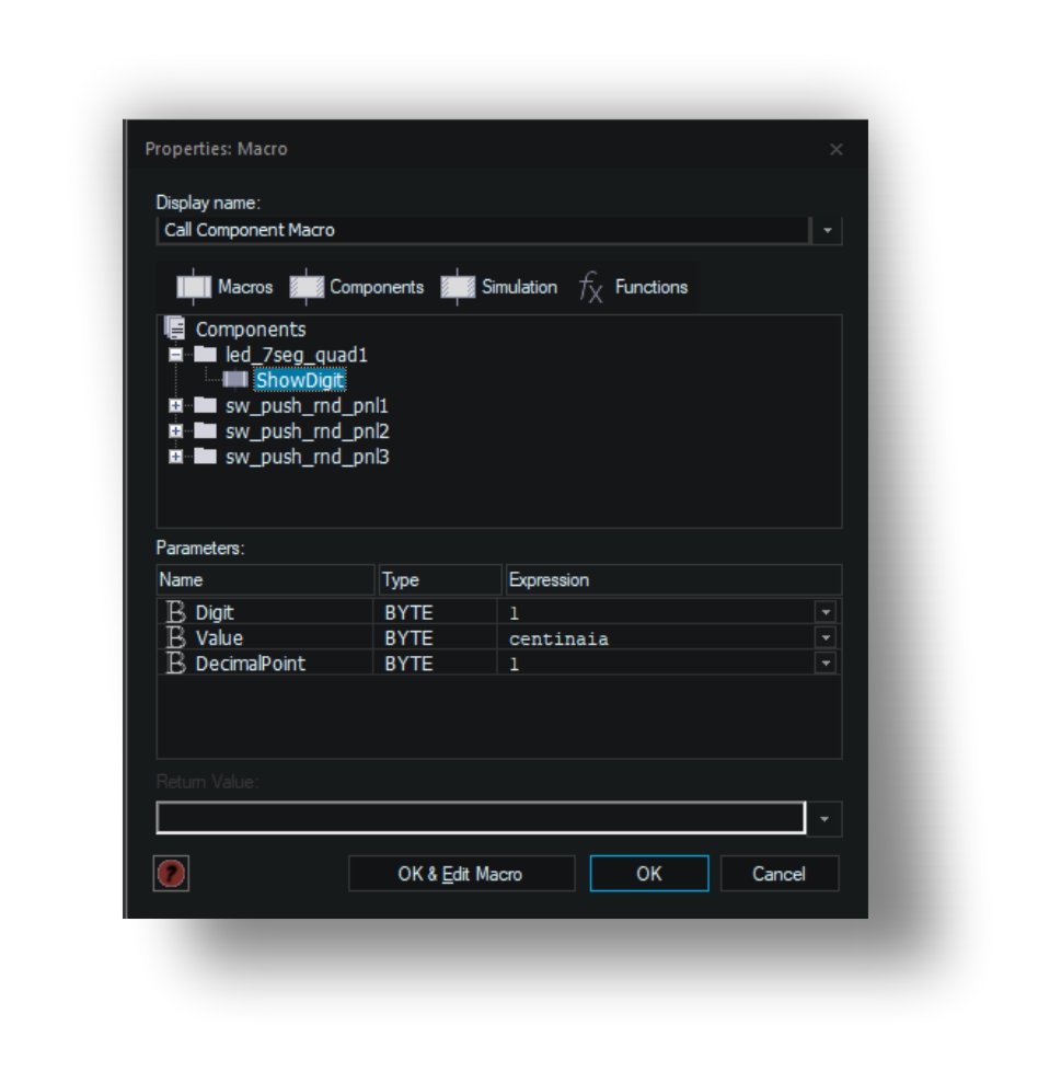 contatore cronometro ddecimal point