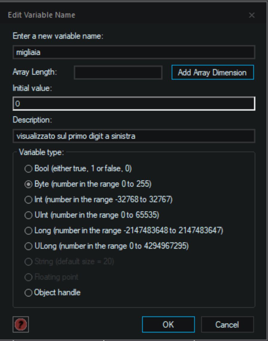 contatore numerico quad var migliaia