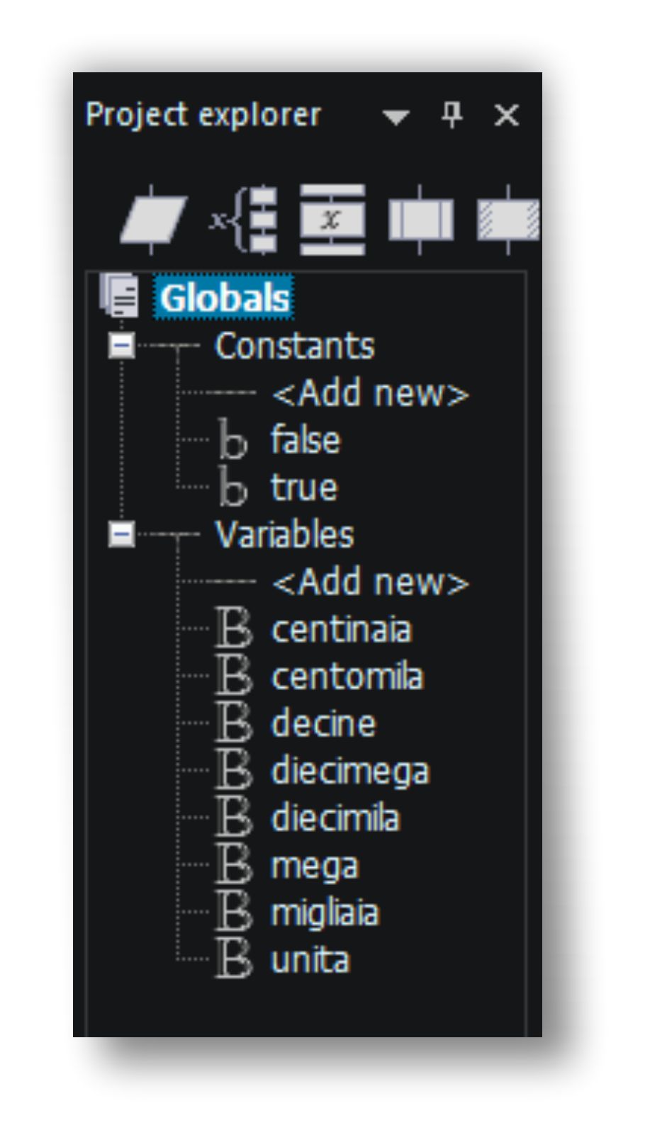 contatore numerico variabili 1