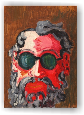 faccia rossa 20x30