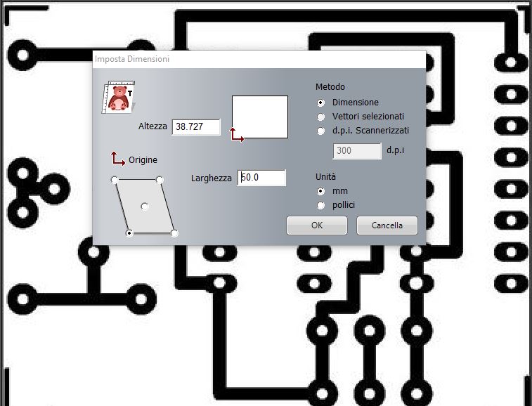 pcb art misure