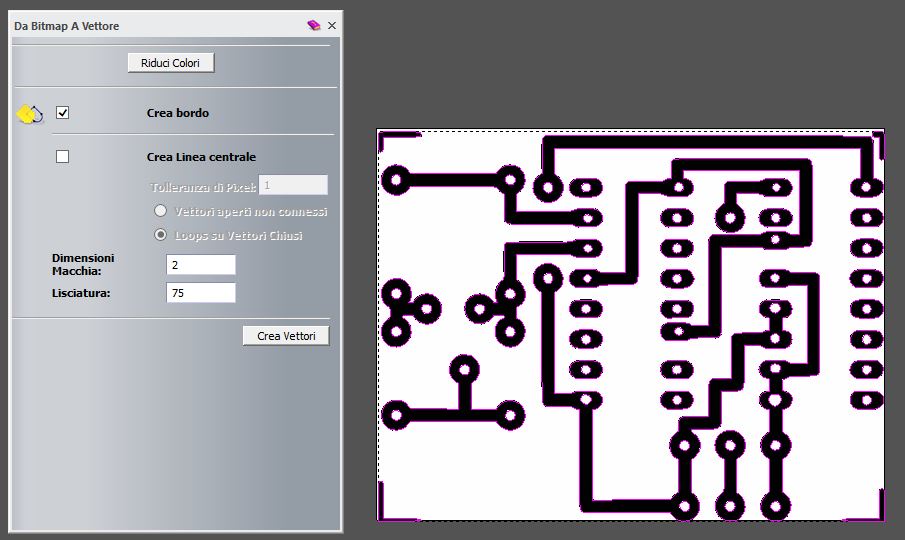 pcb conv a vettori